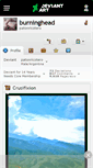 Mobile Screenshot of burninghead.deviantart.com