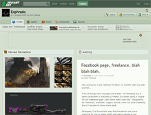 Tablet Screenshot of exphrasis.deviantart.com