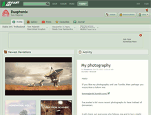 Tablet Screenshot of duophonix.deviantart.com