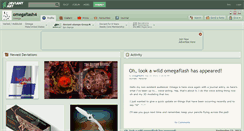 Desktop Screenshot of omegaflash4.deviantart.com
