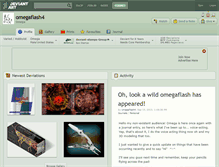 Tablet Screenshot of omegaflash4.deviantart.com