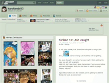 Tablet Screenshot of kuroitenshi13.deviantart.com