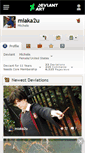 Mobile Screenshot of miaka2u.deviantart.com