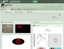 Tablet Screenshot of mazotrinca.deviantart.com