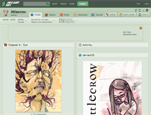 Tablet Screenshot of littlecrow.deviantart.com