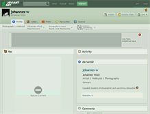 Tablet Screenshot of johannes-w.deviantart.com