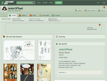 Tablet Screenshot of jesteroftoast.deviantart.com