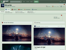Tablet Screenshot of dea-pride.deviantart.com