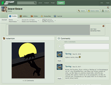 Tablet Screenshot of brave1brave.deviantart.com