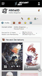 Mobile Screenshot of mikhaild.deviantart.com