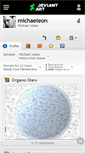 Mobile Screenshot of michaeleon.deviantart.com