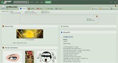 Desktop Screenshot of griffen3303.deviantart.com