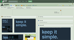Desktop Screenshot of cruznick.deviantart.com