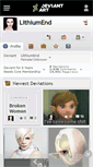 Mobile Screenshot of lithiumend.deviantart.com