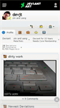 Mobile Screenshot of devjt.deviantart.com