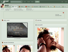 Tablet Screenshot of devjt.deviantart.com