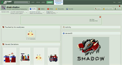 Desktop Screenshot of draak-shadow.deviantart.com