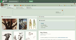 Desktop Screenshot of citlali.deviantart.com