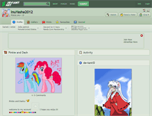 Tablet Screenshot of inuyasha2012.deviantart.com