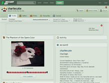 Tablet Screenshot of charliecutie.deviantart.com