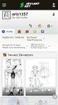Mobile Screenshot of orix1357.deviantart.com