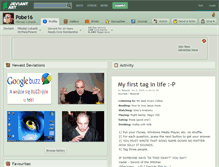 Tablet Screenshot of pobe16.deviantart.com