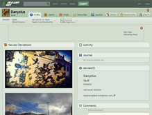 Tablet Screenshot of danyelus.deviantart.com