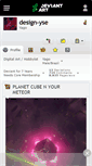 Mobile Screenshot of design-yse.deviantart.com