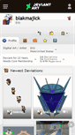 Mobile Screenshot of blakmajick.deviantart.com
