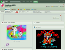 Tablet Screenshot of darkberserk194.deviantart.com