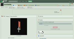 Desktop Screenshot of kanohispider.deviantart.com