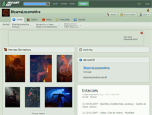 Tablet Screenshot of bizarralocomotiva.deviantart.com