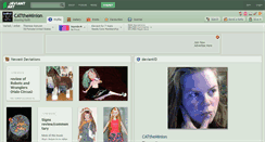 Desktop Screenshot of cattheminion.deviantart.com