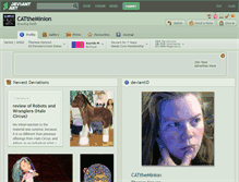 Tablet Screenshot of cattheminion.deviantart.com