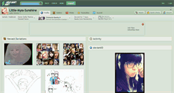 Desktop Screenshot of little-myss-sunshine.deviantart.com