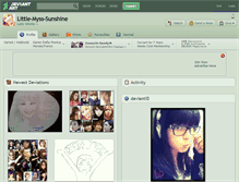Tablet Screenshot of little-myss-sunshine.deviantart.com