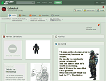 Tablet Screenshot of dahksinol.deviantart.com