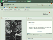 Tablet Screenshot of method2madness.deviantart.com