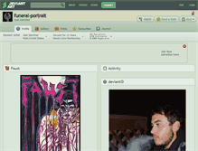 Tablet Screenshot of funeral-portrait.deviantart.com
