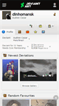 Mobile Screenshot of dinhomansk.deviantart.com