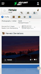 Mobile Screenshot of hetale.deviantart.com
