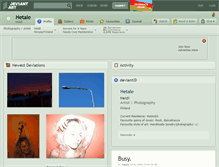 Tablet Screenshot of hetale.deviantart.com