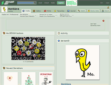 Tablet Screenshot of monislava.deviantart.com