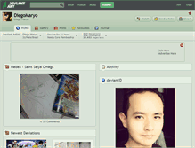 Tablet Screenshot of diegomaryo.deviantart.com