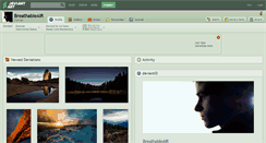Desktop Screenshot of breathableair.deviantart.com