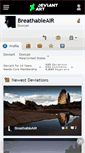 Mobile Screenshot of breathableair.deviantart.com
