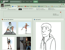 Tablet Screenshot of enojado.deviantart.com