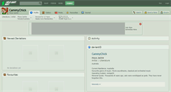 Desktop Screenshot of cammychick.deviantart.com