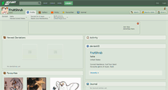 Desktop Screenshot of fruitshrub.deviantart.com