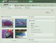 Tablet Screenshot of deevi8.deviantart.com